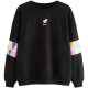 Black2 Madam Casual Pullover Tops Suitable For Home Wear And Many Occasions