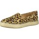 Tan/Black Leopard Female Slip-ons New