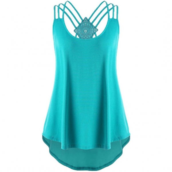 Green Madam Fashion Sleeveless Gear Sexy