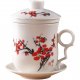 Red Wintersweet Creativity Teacup Style Perfect For Home