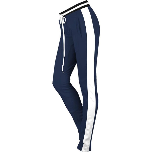 L81700-navy Female Formal Yoga Pants Active Workout Gym Running Pants