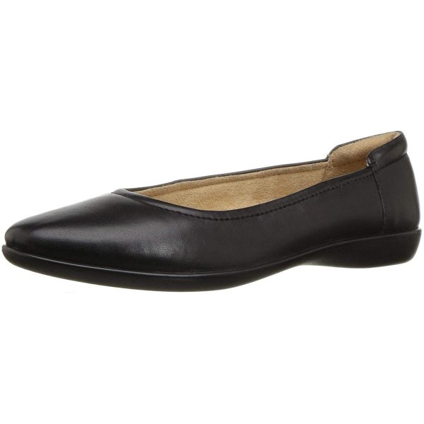 Black Leather Femininity Loafers Style