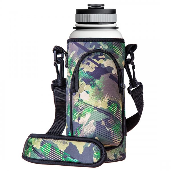 Green Camouflage Portable Cup Accessories For Travel