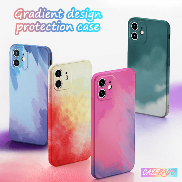 HOT！Caserano Gradient Design All-inclusive Protection Case For iPhone