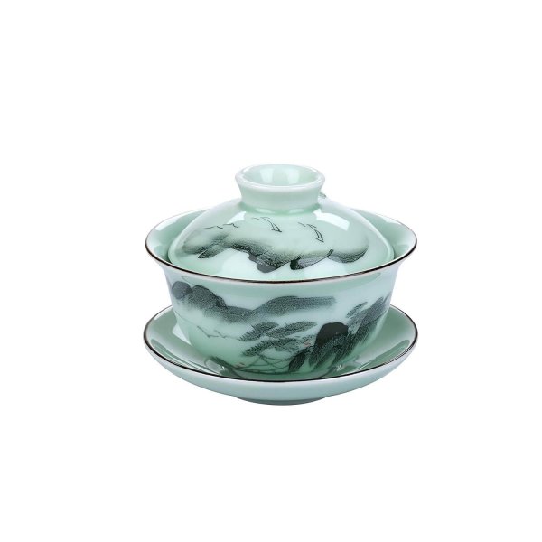 Landscape Delicacy Kungfu Teacup Style Perfect For Home