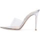 Silver-10 Cm Womens Slip On And Soft Heels Timeless And Chic Appearance