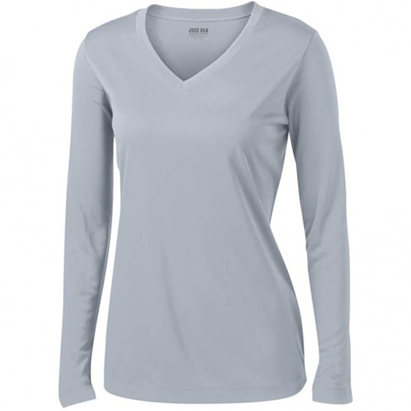 Silver Women Comfortable Long Sleeve Wear For Sport