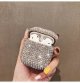 Caserano Airpods 1/2 Series Wireless Charging Case with Luxury Rhinestone Bling Design