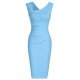 Airy Blue Madam Casual Dresses Beach Dress Applicable Travel