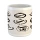 Brown Eggshell Novelty Mug Style Porcelain For Coffee Water Juice