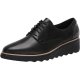 Black Leather Lady Oxford Shoes Fashion Classic