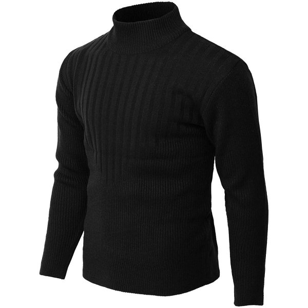 Kmoswl291-black Gentleman Casual Knitted Jacket