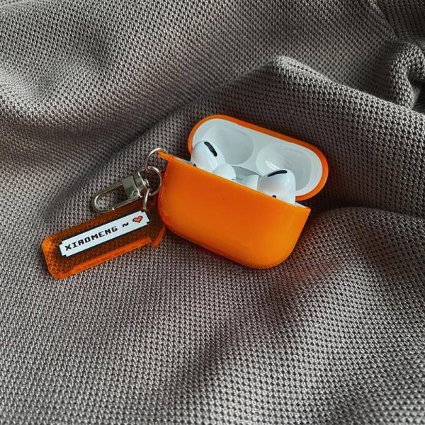 Caserano Fluorescent airpods all-inclusive soft cover custom name