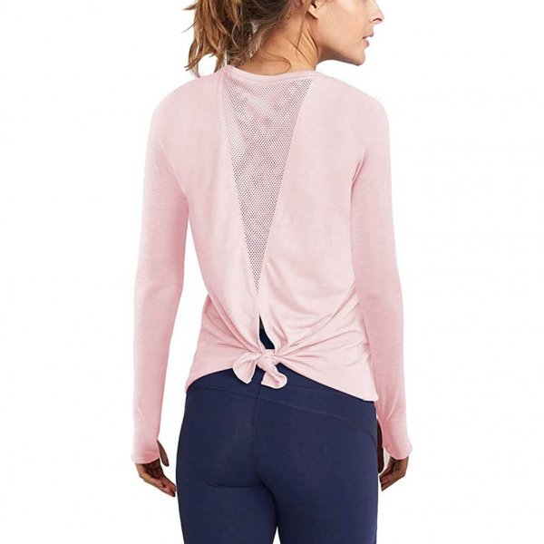 Pink Lady Workout Long Sleeve Wear For Sport